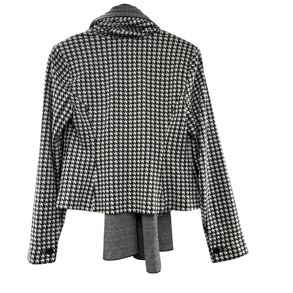 CAbi Dream Girls Houndstooth Jacket 3904 Womens Size Small Black White NWT - Picture 2 of 12